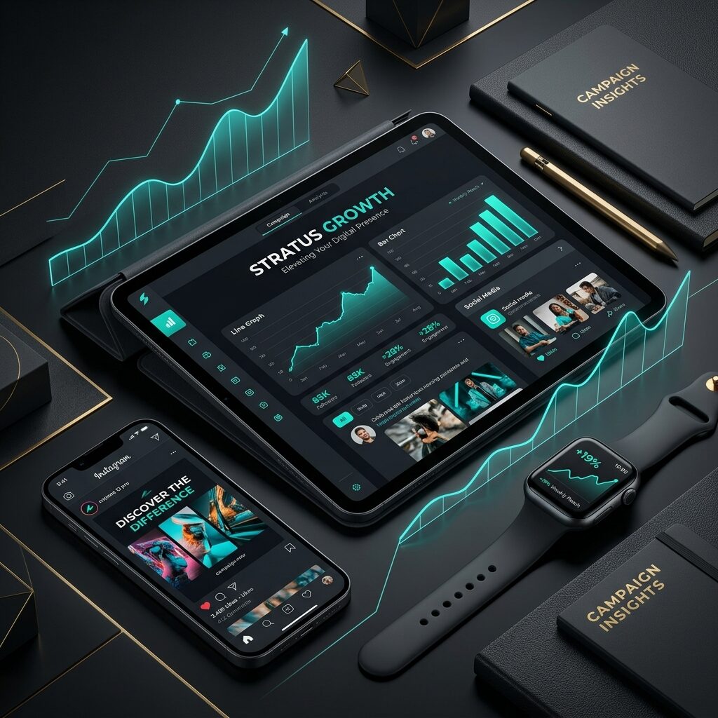 Concept study, an omnichannel campaign across screens, print, and out-of-home